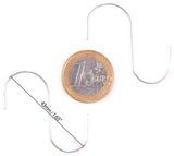 BRUBAKER Multipack Ornament Hooks - S-Hook Ball Hangers for Christmas Balls and Tree Decorations - Metal Decorating Hang