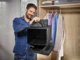 Leifheit Hanging Shelf, 49 x 11.8 x 11.8 Inches, Black