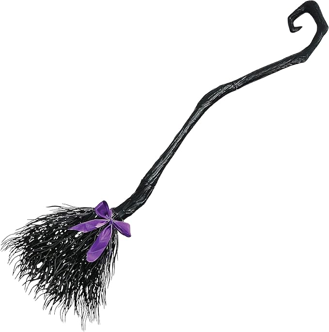 UNDERWRAPS Costumes - Witch Broom Black Costume Accessory - Accessory