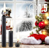 KANEA Premium Tree Candles - Christmas Wax Candles for Pyramids, Carousels & Chimes - 3.75 x 0.5 Inches - Made in Europe