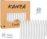 KANEA Premium Tree Candles - Christmas Wax Candles for Pyramids, Carousels & Chimes - 3.75 x 0.5 Inches - Made in Europe