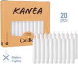 KANEA Premium Tree Candles - Christmas Wax Candles for Pyramids, Carousels & Chimes - 3.75 x 0.5 Inches - Made in Europe