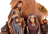 BRUBAKER Nativity Scene Set - Holy Family - Christ Child Jesus with Mary and Joseph - 10 Inch Tabletop Christmas Decor Figurine - Holiday Decoration - Designed in Germany