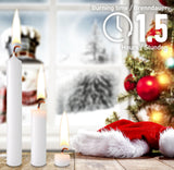 KANEA Premium Tree Candles - Christmas Wax Candles for Pyramids, Carousels & Chimes - 3.75 x 0.5 Inches - Made in Europe