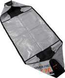 BRUBAKER CarverTec Pro Ski Bag for 1 Pair of Skis and Poles - Silver Orange