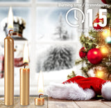 KANEA Premium Tree Candles - Christmas Wax Candles for Pyramids, Carousels & Chimes - 3.75 x 0.5 Inches - Made in Europe