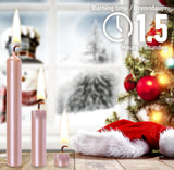 KANEA Premium Tree Candles - Christmas Wax Candles for Pyramids, Carousels & Chimes - 3.75 x 0.5 Inches - Made in Europe