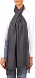 BRUBAKER Cashmirillo Scarf for Women - Long, Warm, and Cozy with Tassels