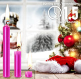 KANEA Premium Tree Candles - Christmas Wax Candles for Pyramids, Carousels & Chimes - 3.75 x 0.5 Inches - Made in Europe