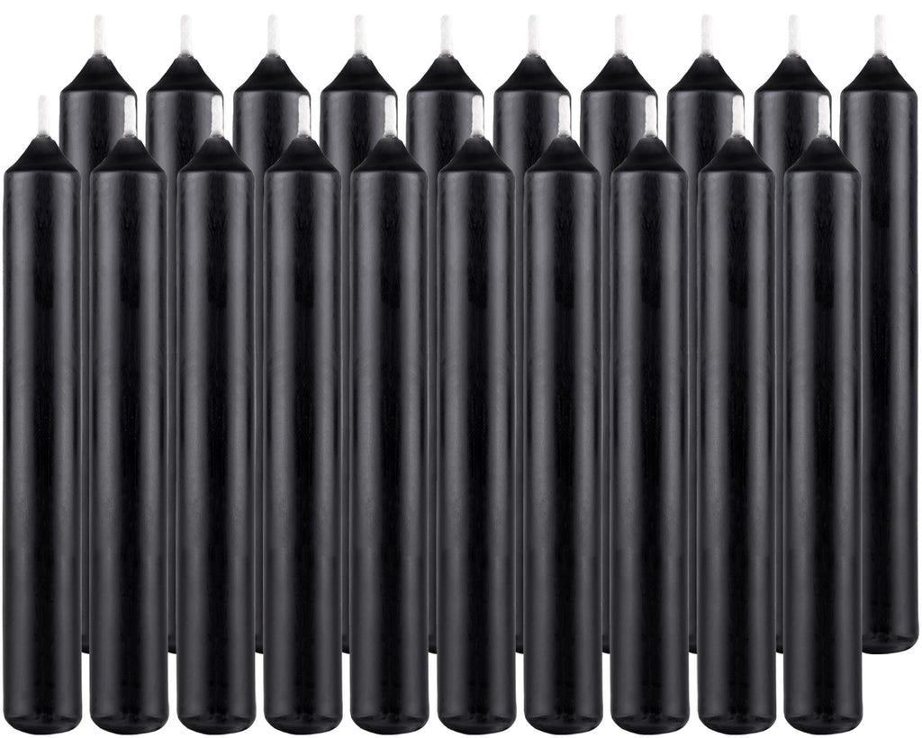 BRUBAKER Mini Taper Candles 3.75 x 0.5 Inches Unscented Candles for Rituals, Spells, Witchcraft, Wedding, Home Decor and