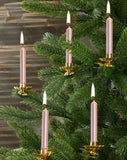 KANEA Premium Tree Candles - Christmas Wax Candles for Pyramids, Carousels & Chimes - 3.75 x 0.5 Inches - Made in Europe