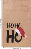 BRUBAKER Christmas Sack Ho Ho Ho - 31.5 Inches Holiday Gift Bag with Drawstring for Gifts - Large Jute Sack