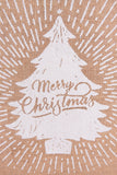 BRUBAKER Christmas Sack Merry Christmas Tree - 31.5 Inch Holiday Gift Bag - Santa Sack - Jute Sack