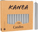 KANEA Premium Tree Candles - Christmas Wax Candles for Pyramids, Carousels & Chimes - 3.75 x 0.5 Inches - Made in Europe