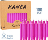 KANEA Premium Tree Candles - Christmas Wax Candles for Pyramids, Carousels & Chimes - 3.75 x 0.5 Inches - Made in Europe