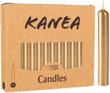 KANEA Premium Tree Candles - Christmas Wax Candles for Pyramids, Carousels & Chimes - 3.75 x 0.5 Inches - Made in Europe
