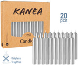 KANEA Premium Tree Candles - Christmas Wax Candles for Pyramids, Carousels & Chimes - 3.75 x 0.5 Inches - Made in Europe