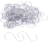 BRUBAKER Multipack Ornament Hooks - S-Hook Ball Hangers for Christmas Balls and Tree Decorations - Metal Decorating Hang