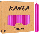 KANEA Premium Tree Candles - Christmas Wax Candles for Pyramids, Carousels & Chimes - 3.75 x 0.5 Inches - Made in Europe