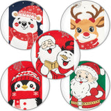 BRUBAKER 5 Pairs of Socks for Women – Penguin, Santa Claus & Snowman – Colorful Funny Christmas Footwear – Size 1-5 US