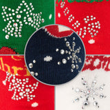 BRUBAKER 5 Pairs of Socks for Women – Penguin, Santa Claus & Snowman – Colorful Funny Christmas Footwear – Size 1-5 US