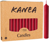 KANEA Premium Tree Candles - Christmas Wax Candles for Pyramids, Carousels & Chimes - 3.75 x 0.5 Inches - Made in Europe
