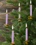KANEA Premium Tree Candles - Christmas Wax Candles for Pyramids, Carousels & Chimes - 3.75 x 0.5 Inches - Made in Europe
