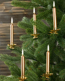 KANEA Premium Tree Candles - Christmas Wax Candles for Pyramids, Carousels & Chimes - 3.75 x 0.5 Inches - Made in Europe