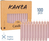 KANEA Premium Tree Candles - Christmas Wax Candles for Pyramids, Carousels & Chimes - 3.75 x 0.5 Inches - Made in Europe