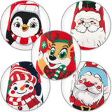 BRUBAKER 5 Pairs of Socks for Women – Penguin, Santa Claus & Snowman – Colorful Funny Christmas Footwear – Size 1-5 US