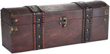 BRUBAKER 5 Pcs Bar Accessory Kit in Wooden Wine Box - 4 Wine Serving Tools in Stainless Steel - Incl. Waiter Knife + Spo