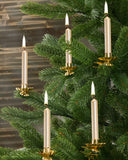 KANEA Premium Tree Candles - Christmas Wax Candles for Pyramids, Carousels & Chimes - 3.75 x 0.5 Inches - Made in Europe