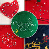 BRUBAKER 5 Pairs of Socks for Women – Penguin, Santa Claus & Snowman – Colorful Funny Christmas Footwear – Size 1-5 US