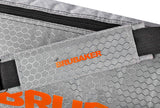 BRUBAKER CarverTec Pro Ski Bag for 1 Pair of Skis and Poles - Silver Orange
