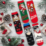 BRUBAKER 5 Pairs of Christmas Socks - Cool Santa - Funny Colorful Footwear for Men - Sock Set - Santa Claus Cotton - 8-1