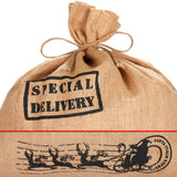 BRUBAKER Christmas Sack 'Do Not Open Until 24th December' - 31.5 Inches Holiday Gift Bag - Santa Sack Made of Jute