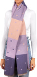BRUBAKER Cashmirillo Women’s Scarf with Heart Pattern – 78.7" x 27.5"
