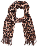 BRUBAKER Cashmirillo Leopard Print Winter Scarf for Women - 78.7" x 27.5"