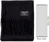 BRUBAKER Cashmirillo Scarf for Women - Long, Warm, and Cozy with Tassels