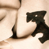 BRUBAKER Cashmirillo Women’s Scarf with Dog Pattern – 78.7" x 27.5"