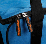 BRUBAKER Super Performance Ski Boot Bag Helmet Bag Backpack with Shoe Compartment - Blue Black