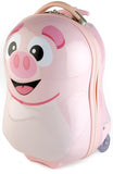 BRUBAKER Suitcase Luggage for Kids - Panda or Piggy