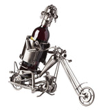 BRUBAKER Wine Bottle Holder "Motorcyclists"/"Biker" 6012