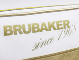 BRUBAKER Ski Boot Bag for Boots, Helmet, Gear and Apparel - White/Golden