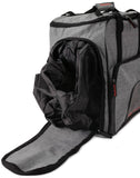 BRUBAKER Ski Boot Bag for Boots, Helmet, Gear and Apparel - Gray
