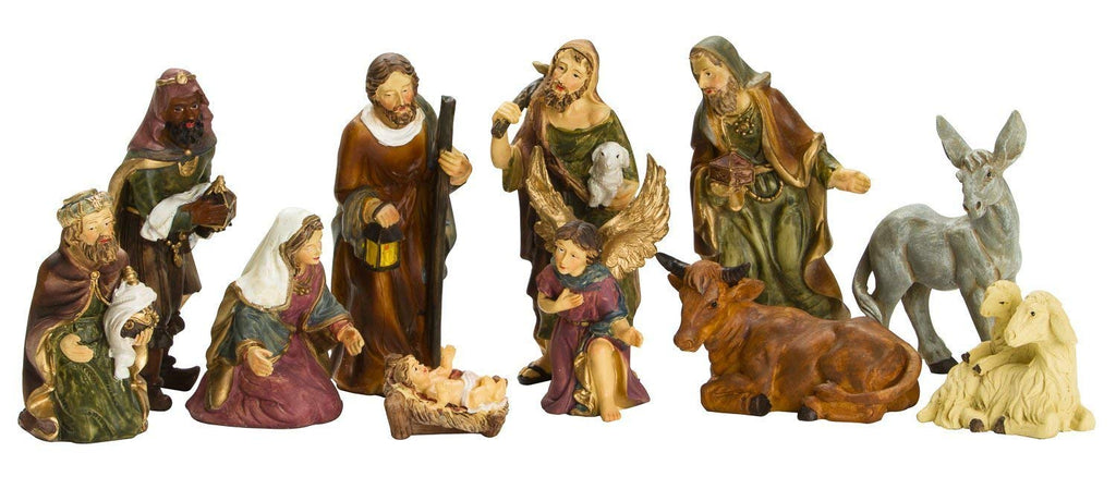 Nativity Set - 3 Inch Real Life Nativity Set 11 Figurines