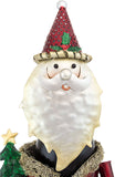 BRUBAKER Wine Bottle Holder "Santa Claus" in Vintage Look - Hand-Painted Sculptures and Figurines Decor Wine Racks and Stands Gifts Decoration