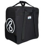 BRUBAKER Winter Sports Boot Bag & Helmet Bag "SUPER CHAMPION" - Backpack - Black/Orange