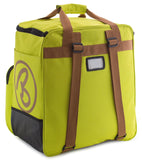 BRUBAKER Ski Bag Combo for Ski, Poles, Boots and Helmet - Limited Edition - Light Green / Sand
