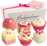 BRUBAKER "Blossom & Hearts" Bath Melts Gift Set - Vegan - Organic - Shea Butter